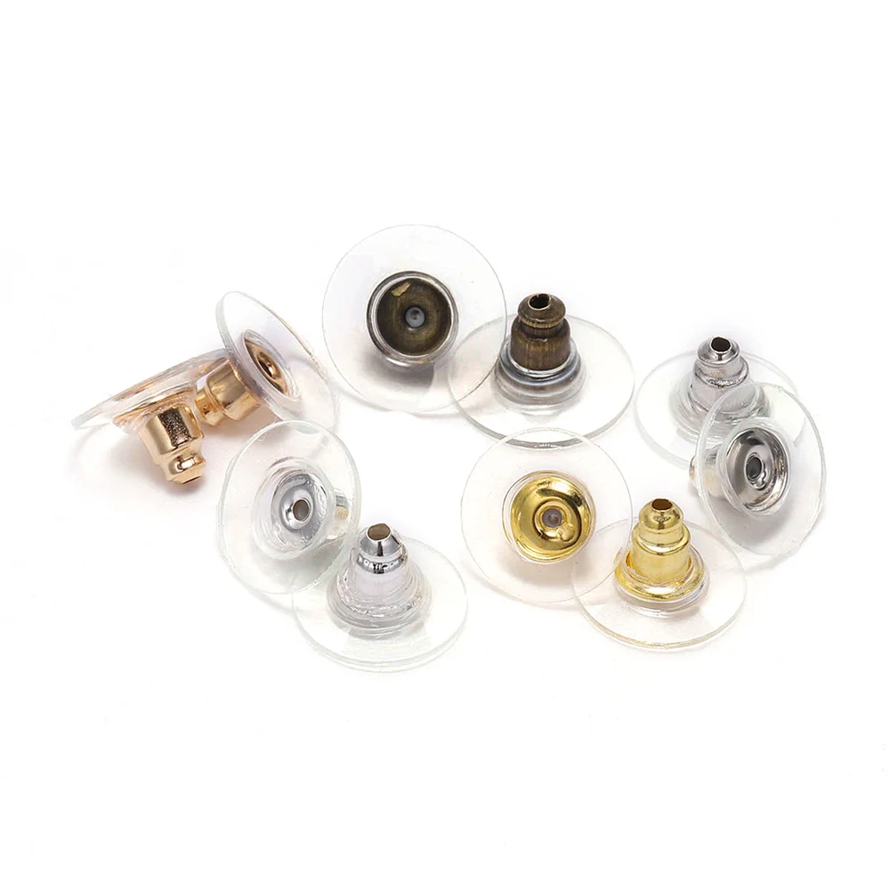 Bouchons Oreilles Confort 200 Fermoirs Silicone Transparent Pour Boucles D' Oreilles | Hypoallergénique | Confort & Sécurité Silicore Transparent Anti Allergique