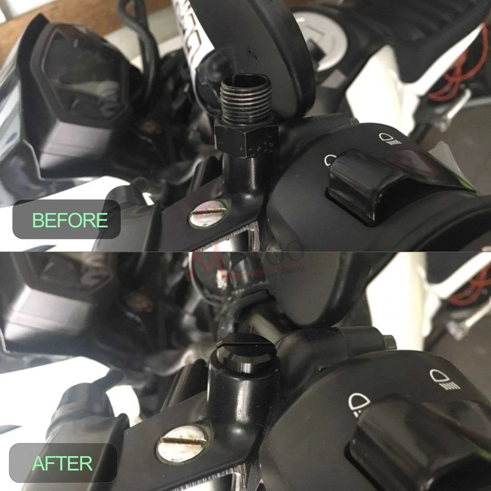 Мотоцикл 4 шт. M10* 1,25 зеркало отверстие заглушка болты крышки для Yamaha FZ07 FZ09 FZ1 FZ8 MT07 MT09 MT25 MT03 Kawasaki
