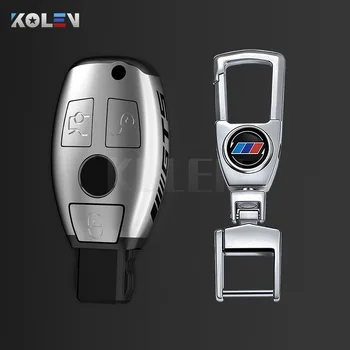 PC Car Remote Key Case Cover Protector Shell Fob per Mercedes Benz A B C S Class W204 W176 W212 GLC CLA GLK SLK CLS accessori - PC Car Remote Key Case Cover Protector Shell Fob per Mercedes Benz A B C