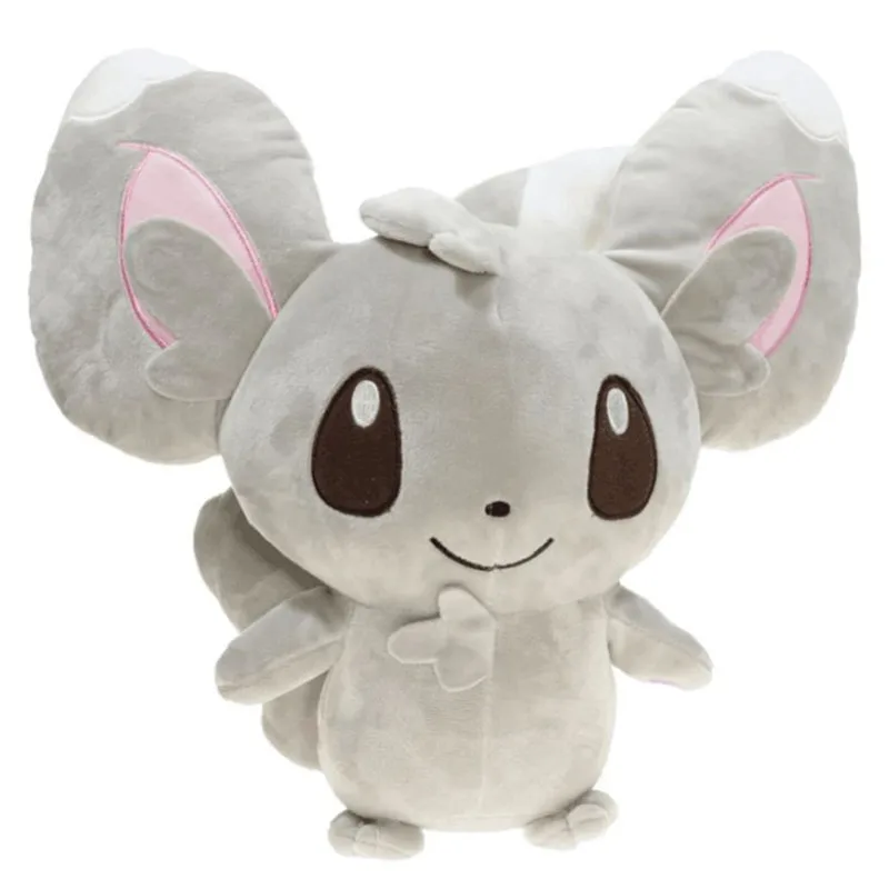 Original Pokémon Game Anime Cartoon Cinccino Plush Toy Cute Soft Stuffed God Beast  Mouse Doll Kids Gift 40cm