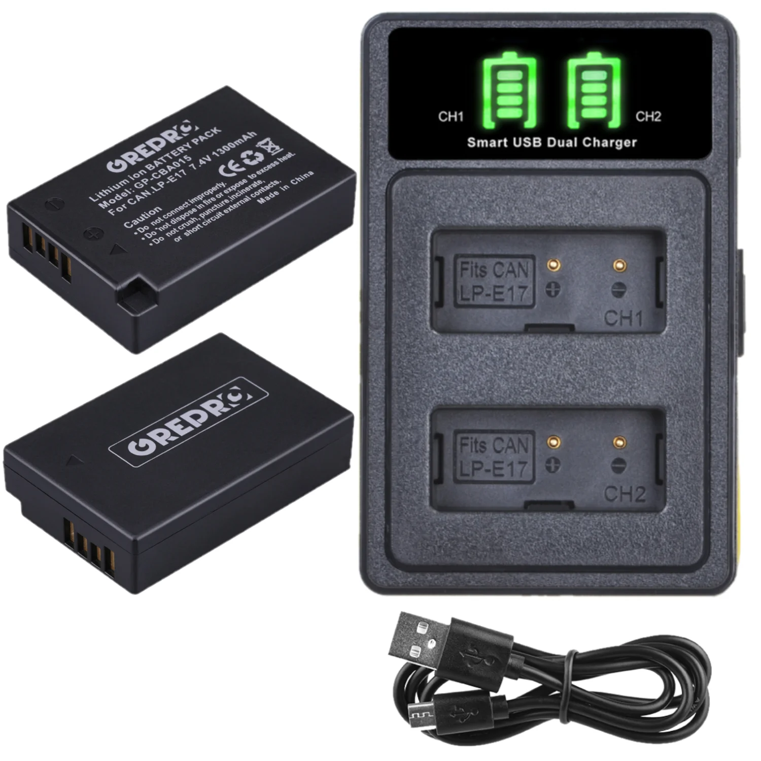 1300mAh LP-E17 LP E17 Battery and Charger for Canon Eos 750D 760D EOS 77D 200D 800D M3 M6 M5 Mark II | Электроника