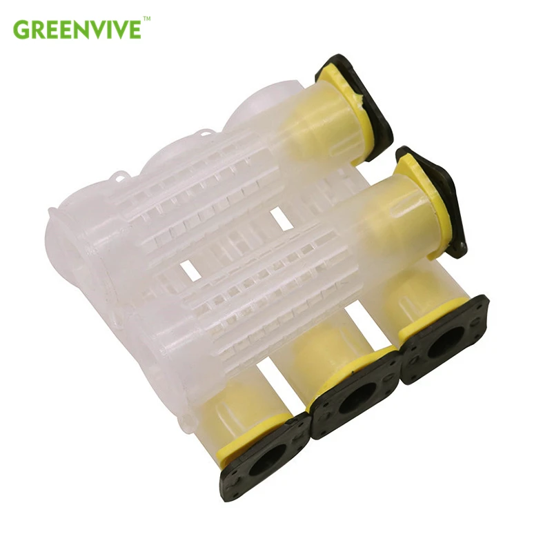 

10PCS bee queen cages plastic protective cover cage cell box cup rearing new bees king tools beekeeper beekeeping set beekeeping