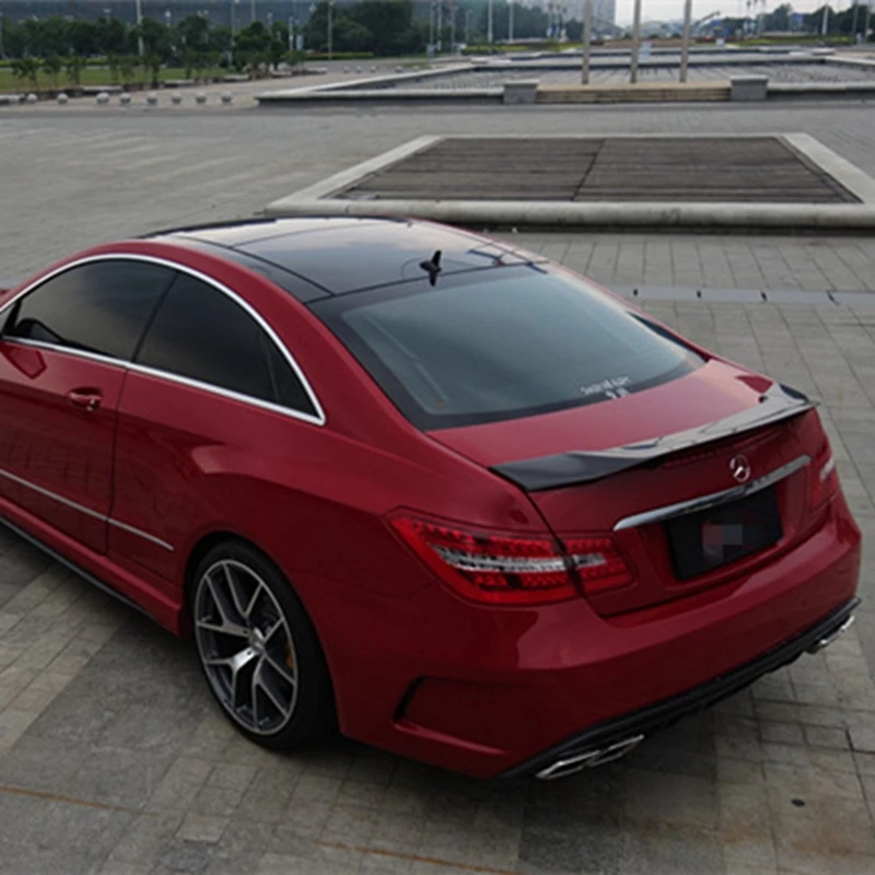 W207 C207 корпус из углеродного волокна спойлер R крыло для Mercedes E Class Coupe 2010- E200 E250 E300