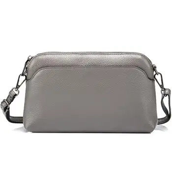 

Women small Messenger bag Korean fashion cowhide genuine leather ladies handbags shoulder bag causal travel phone clutch