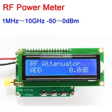 Цифровой радиочастотный измеритель мощности 1 МГц до 10 ГГц-50 до 0dBm RF измерительный модуль RF значение затухания мощности можно установить