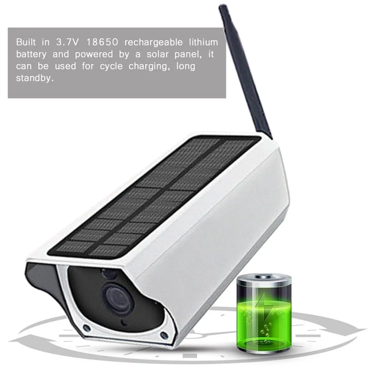 1080P HD Wifi Wireless IP Camera Home Security Surveillance Waterproof Outdoor Solar Camera IR Night Vision Two Way Audio Cam