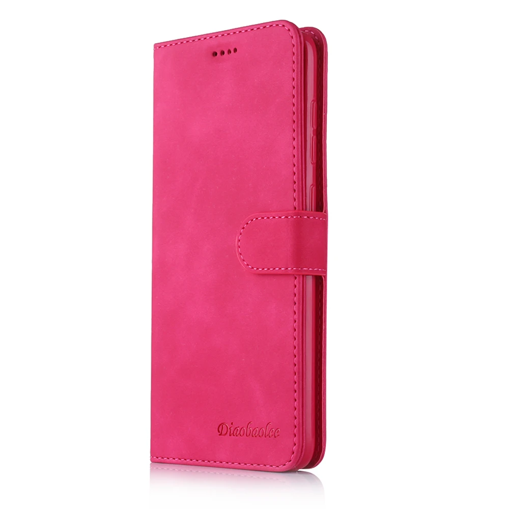 Кожаный чехол-книжка с A50 A60 A70 A40 A30 A20 A10 A80 A90 чехол для samsung S9 S8 край S10 плюс A7 A8 Note 9 10 Pro Чехол на магните - Цвет: Red