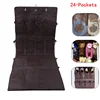 24 Pockets Shoe Hanger Door Hanging Storage Space Organizer Rack Wall Storage Bag Closet Holder 5