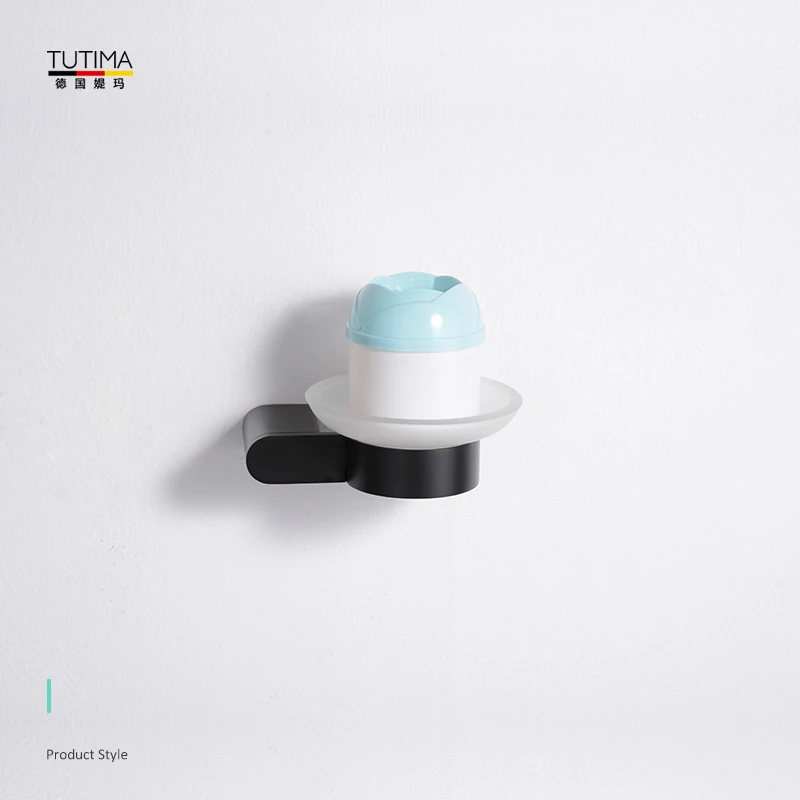 TUTIMA 304 элегантное из нержавеющей стали Черное круглое мыло стойки toilethardwareaccessories