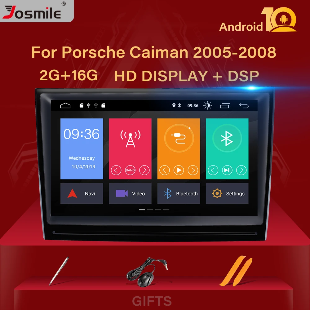 DSP Android 10 автомобильный радиоприемник мультимедийный плеер для Porsche/911/997/Cayman/Boxter