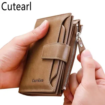 

Unisex casual Short wallet Mini ID Card Holders New Design Dollar Price Top Men Thin Wallet triangle folding Lady Coin Purse