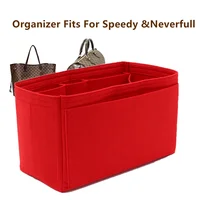 SPEEDY 25 30 35 Felt Cloth Insert Bag Organizer Makeup Handbag Organizer Travel Inner Portable Cosmetic Bags Neverfull organizer 1