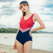 SANQi женский купальник Ms. Siamese боксер был тонкий и покрытый живот консервативно хит корейский спортивный горячий весенний купальник