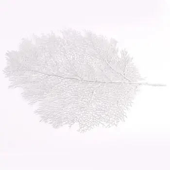 

Placemats Elegant Style Coasters Hollow Out Pad Leaves Design Set of 4