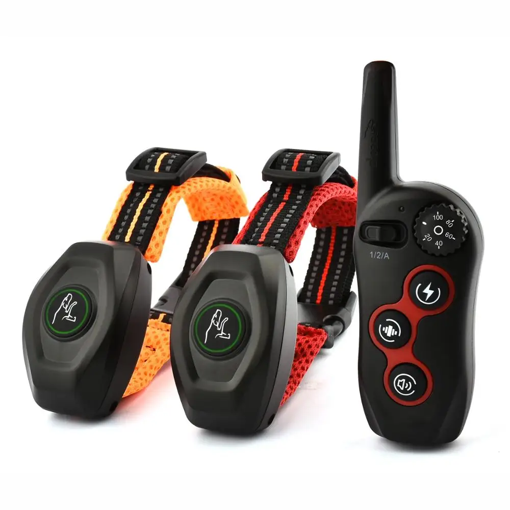 

New Design 2 IN 1 Waterproof Remote Dog Training Collar & Anti Bark Collar 400M Rechargeable Dog Electric Collar Pet Product