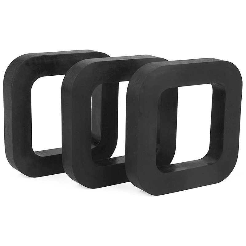 

3 Pack - 2 Inch Hitch Receiver Muffler Pad for Adjustable Ball Mounts - Reduce Rattle, Eliminate Noise and Provide Cushion Betwe