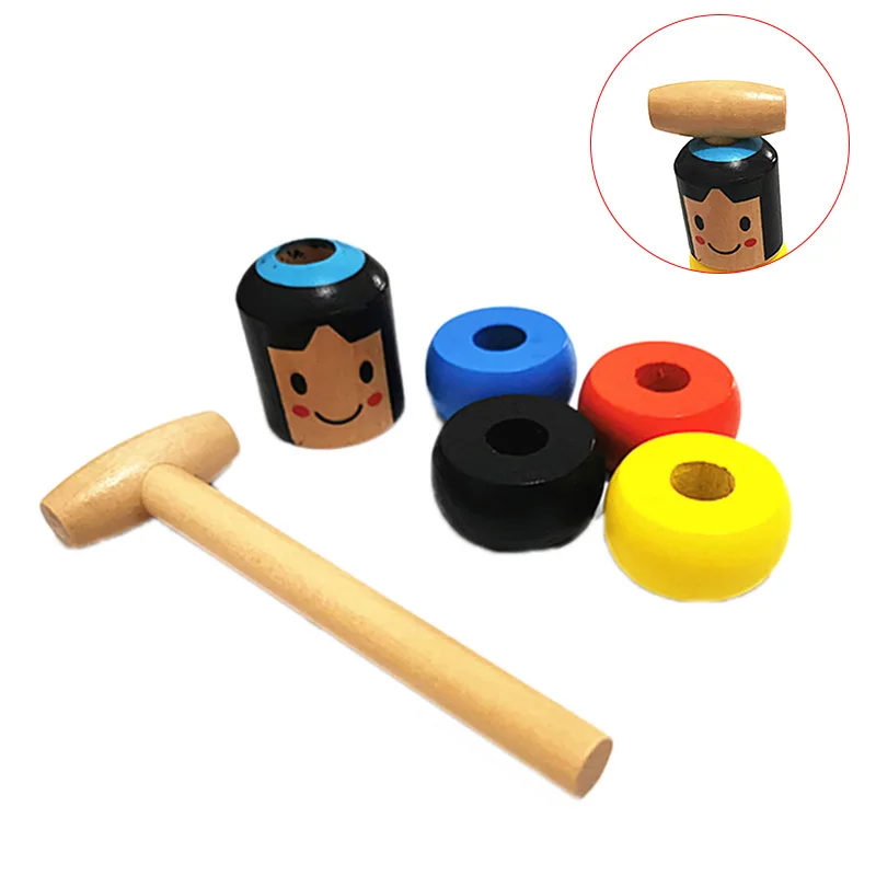 1 Набор небьющаяся деревянная Магическая игрушка Daruma для мужчин магические трюки