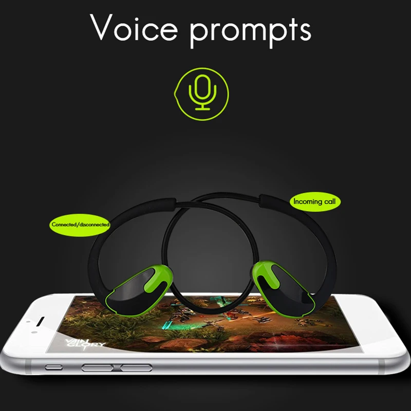 Wireless Rear Mounted Bluetooth Headset After Business V4 1 Wireless Sports CSR High End R8 Bluetooth Headset