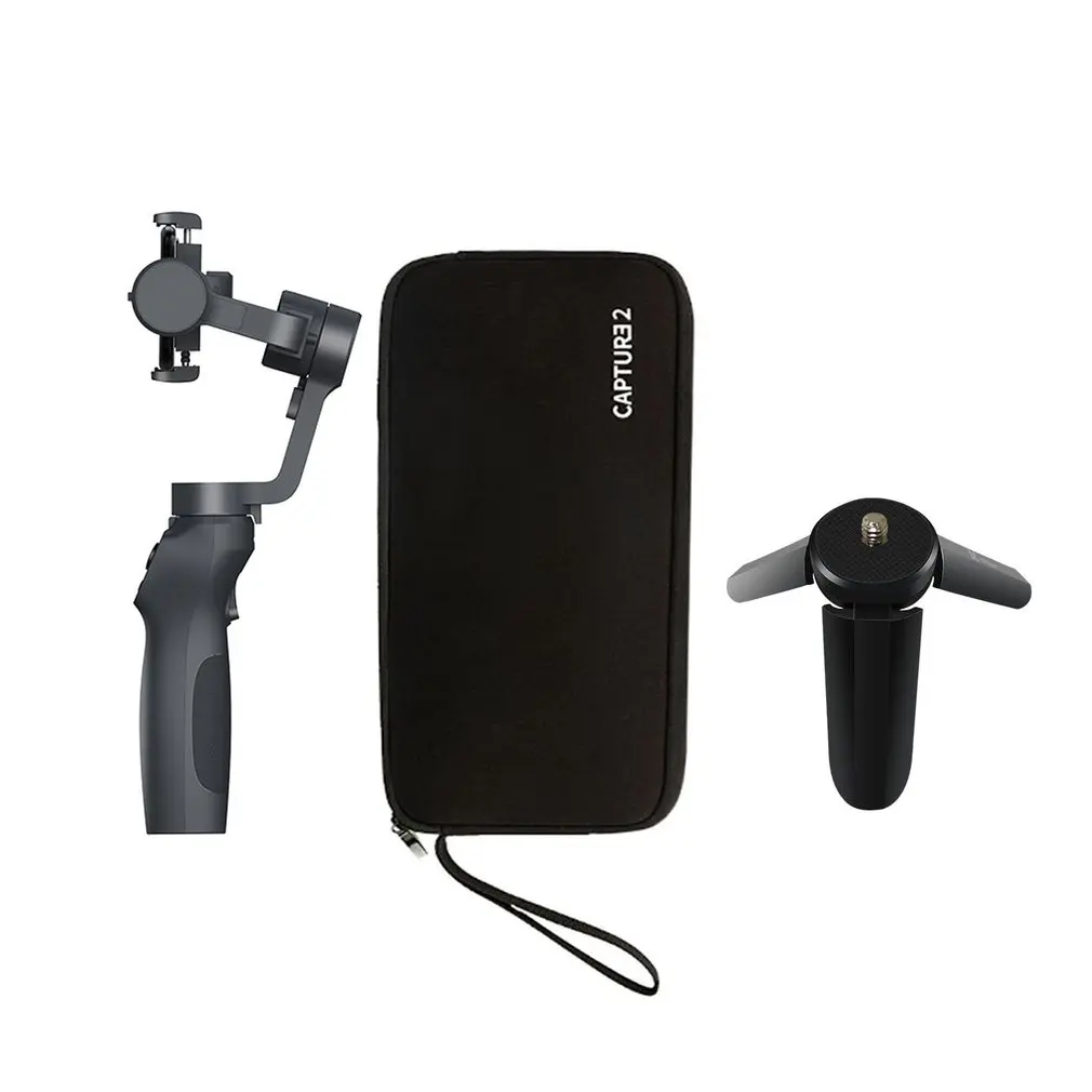 

Funsnap Capture2 Stabilizer Gimbal Handheld Gimbal live Stabilizer with Mini Tripod and Portable Bag for GOPRO Action Camera