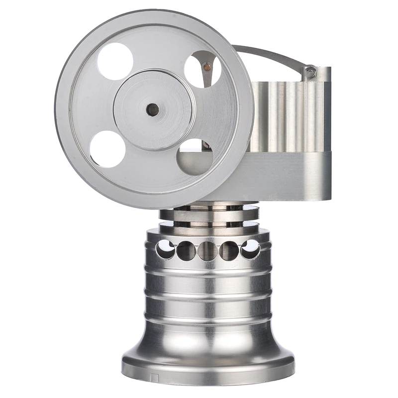 

GTBL Model Building Kits Vertical Type Metal Hot Air Stirling Engine Motor Model With Alcohol Burner Kids Early Development Toys