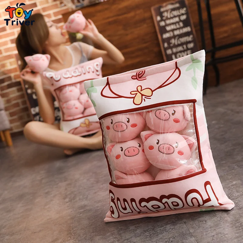 Пудинг свинья поросенок плюшевая игрушка Triver Plushie мягкие животные кукла подушка детские игрушки для мальчиков и девочек подарок на день рождения