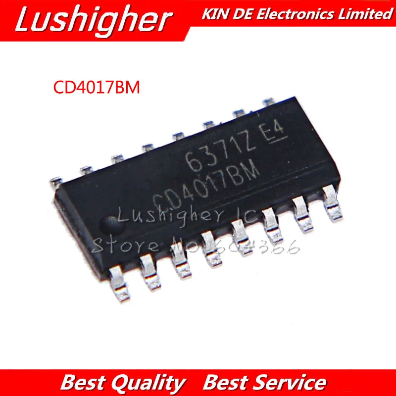 10 шт. CD4017BM SOP CD4017 SOP16 CD4017BM96 SMD | Электронные компоненты и принадлежности