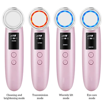 

6 in 1 LED RF Photon Therapy Facial Skin Lifting Rejuvenation Vibration Device Machine EMS Ion Microcurrent Mesotherapy Massager