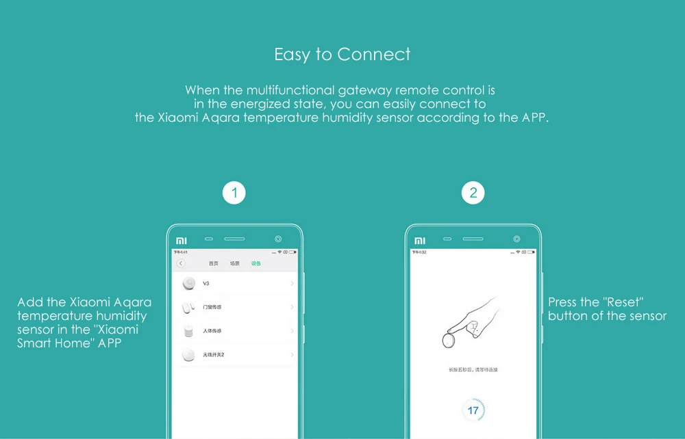 xiaomi Aqara умный датчик температуры Hu mi dity, ZigBee Wifi беспроводная работа с xiaomi Smart home mi jia mi home App