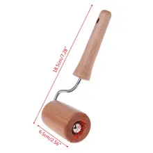 L-образная деревянная Скалка ручной ролик для кондитерских помадка для бисквита тесто чапати паста пекарня пицца кухонные инструменты 72XF