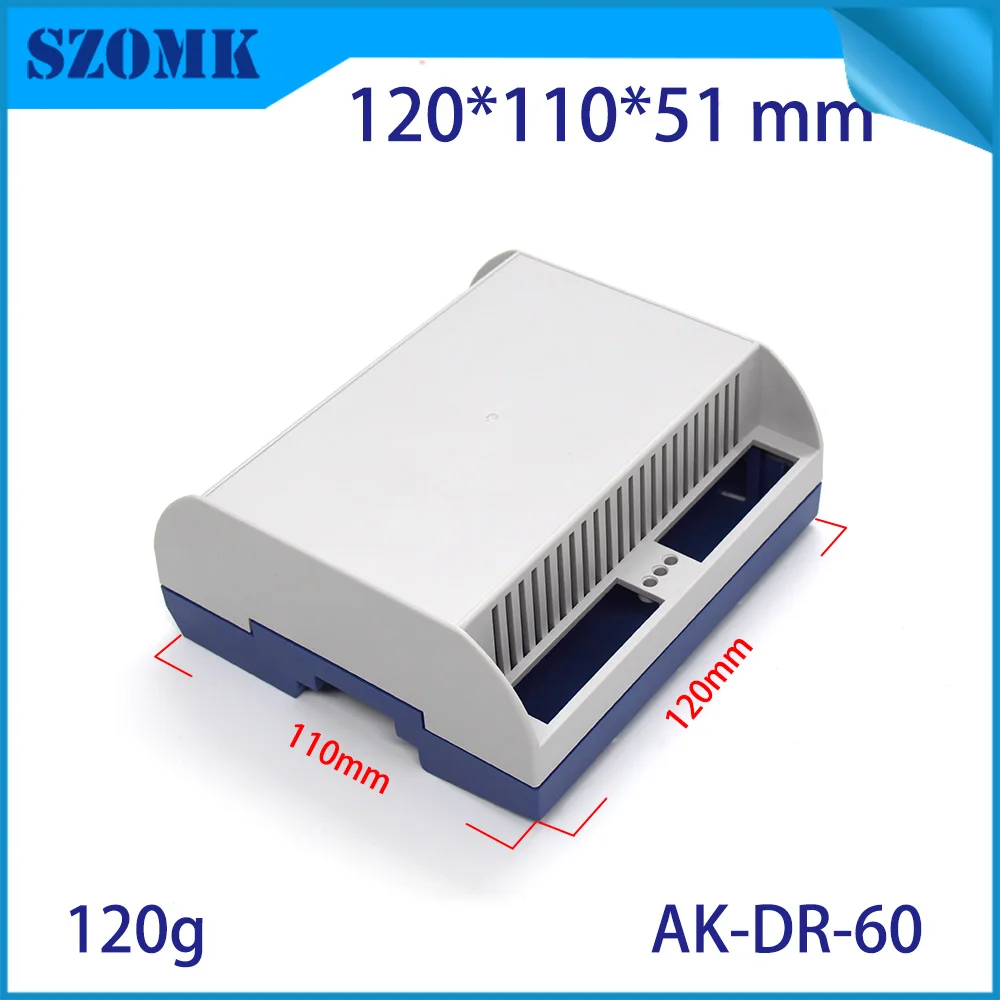 

1 piece SZOMK plastic din rail enclosure for electronics 120*110*51 mm