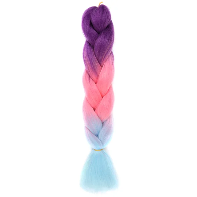 Natifah Jumbo Braiding Hair For Afro Curls Jumbo Box Braids Hair Kanekalon For Hair Afro Extensions Braids Synthetic Fake Hair Y11