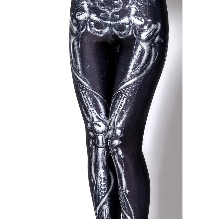 

Star Digital Printing Black And White with Pattern Leg Tight Sexy Leggings Tylgs-3036