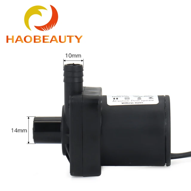 HaoBeauty Brushless DC Water Pump 12VDC 35W for Beauty Equipment Dedicated Water Pump Amphibious 2