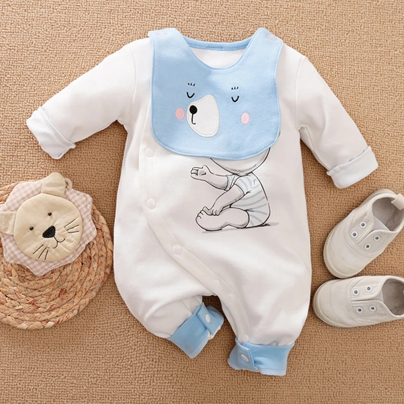 Baby Bodysuits comfotable Malapina Baby Girls Boys Clothes Totoro Printed Jumpsuit Clothes Baby Girl Clothes Baby Girl Romper Kid Clothes Newborn Sailor Romper Girls Boy Costume Anchor