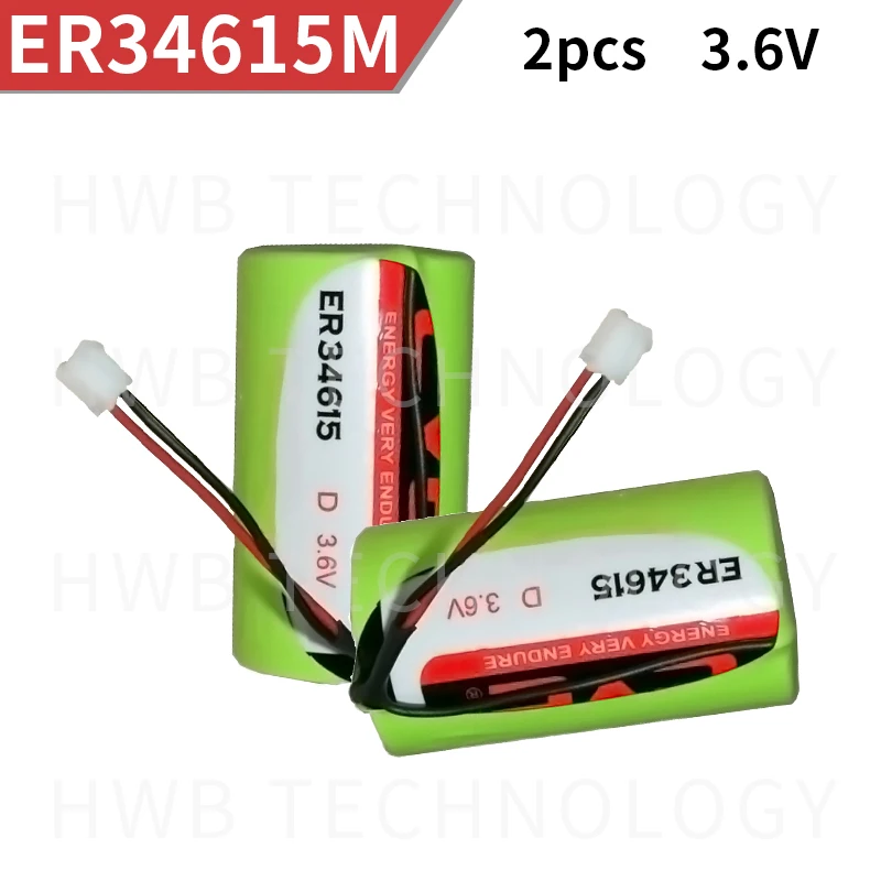 2 шт. ER34615M Тип D умный счетчик воды Электрический расходомер PLC 3 6 V литиевая