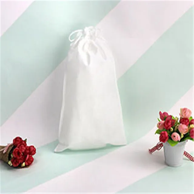 20 pcs high quality Non-woven Fabric bags drawstring bag Packaging Organizer Gift Bag Custom LOGO 4