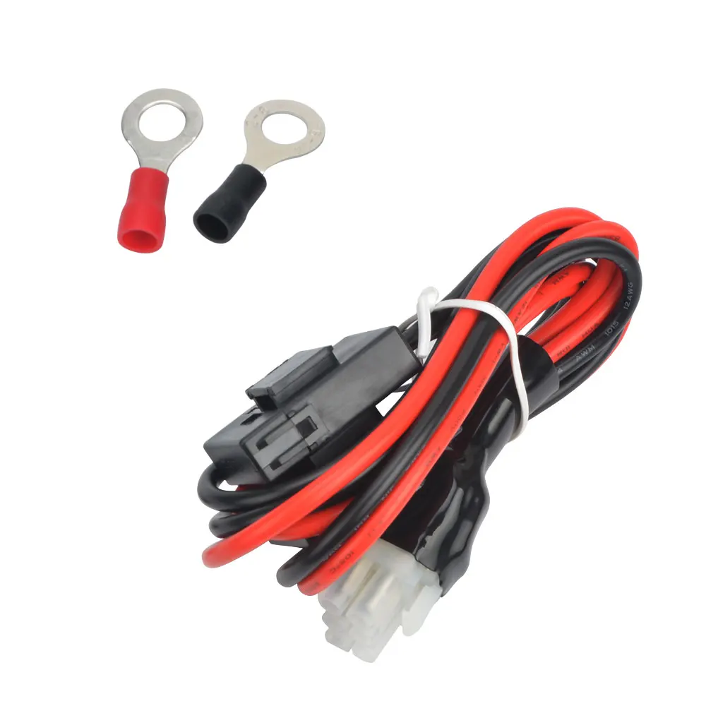 Cavo Mobile Dell'Alimentazione Elettrica Del Ricetrasmettitore Di Hf 1M 3.33Ft 12-14V Con Il Fusibile Per Yaesu Ft-857D,Ft-897D,Ic-725A,Ic-706,Ic-78,I