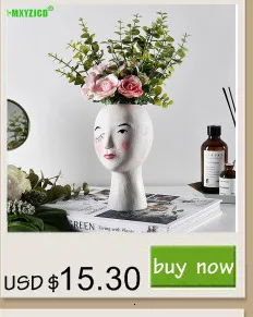Kraft Paper Flower Pot Wall-mounted Flower Arrangement Container Automatic Absorbent Paper Bag Potted Home Decorations