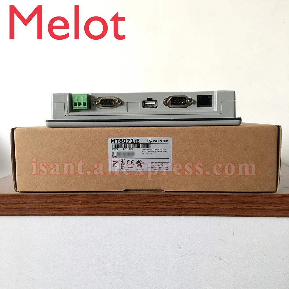 MT8071iE Weintek/человеко-машинный интерфейс Weinview 7 дюймов сенсорный экран Панель, встроенный Ethernet( и