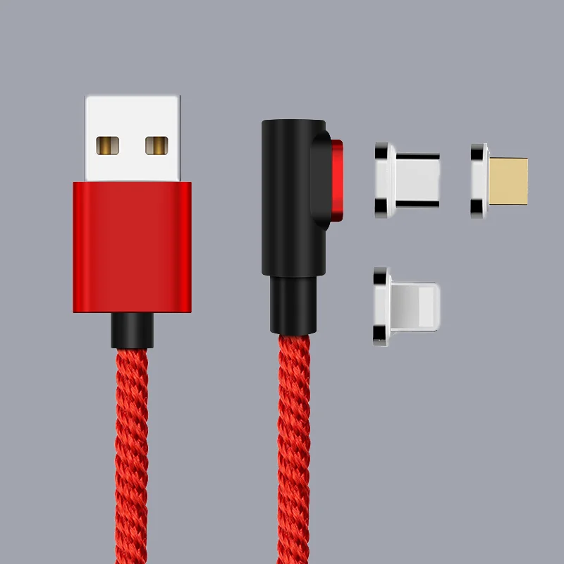 5А супер быстрая зарядка Магнитный USB кабель type C Micro usb кабель для зарядки данных быстрое зарядное устройство поддержка передачи данных 90 градусов