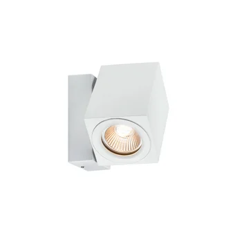 

93782 Light is on. IP44 360 ° Cube LED 1x7 W, White