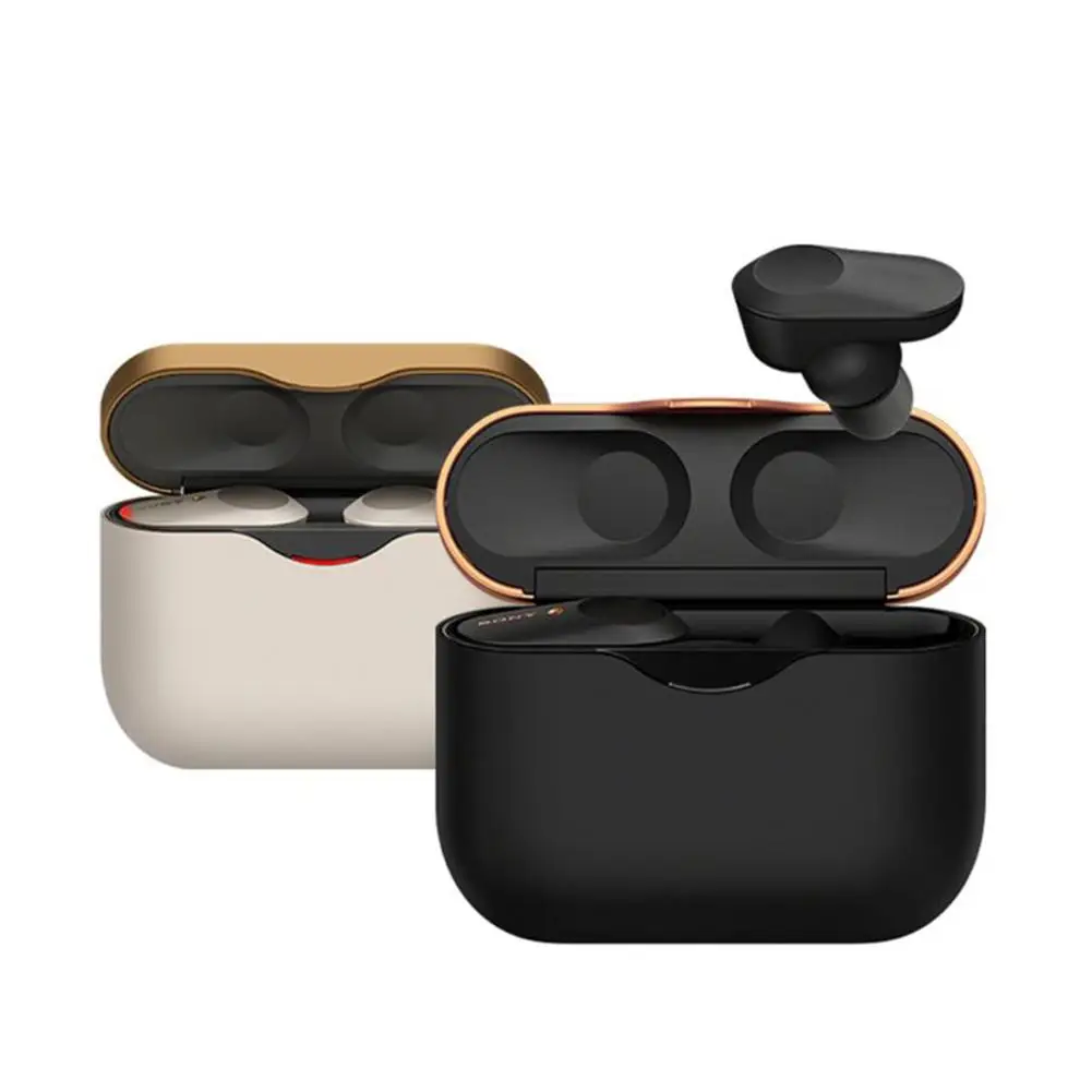 

Opening Anti-shock Flexible Silicone Comprehensive Protective Case Full Cover For WF-1000XM3 Earphone Accessories