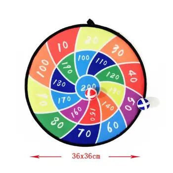 

Boomerang ABS Darting For Kid Children Toys Flying Toys Fabric Dart Board Set Kid Ball Target Game Throwing Sport R7RB