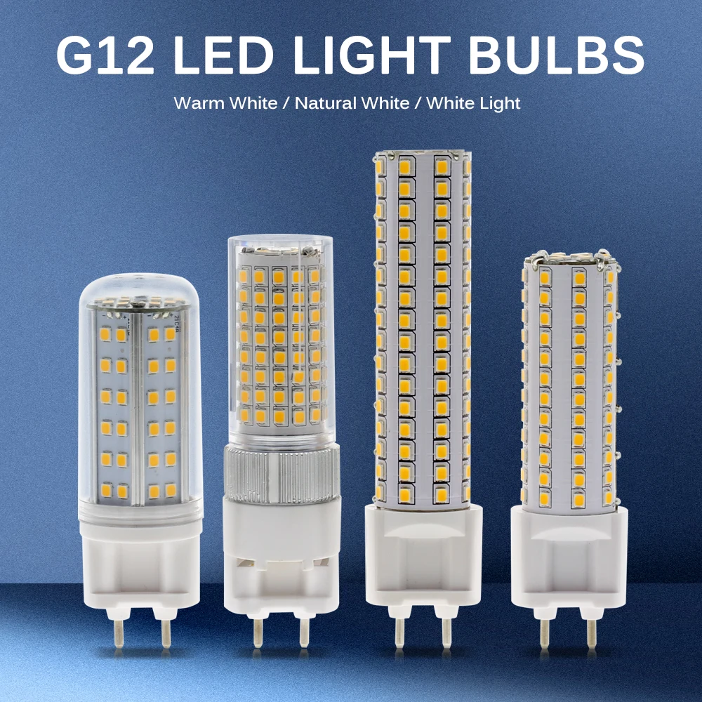 G12 светодиодный лампы светильник AC85 265V 10 Вт 1000LM 15 1500LM высокое Яркость SMD2835