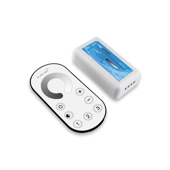 

DC12V-24V Single /Two Color/RGB/RGBW 2.4G Controller Ultra-thin Touch Dimmer Remote For 3528 5050 LED Strip Light Free Shipping