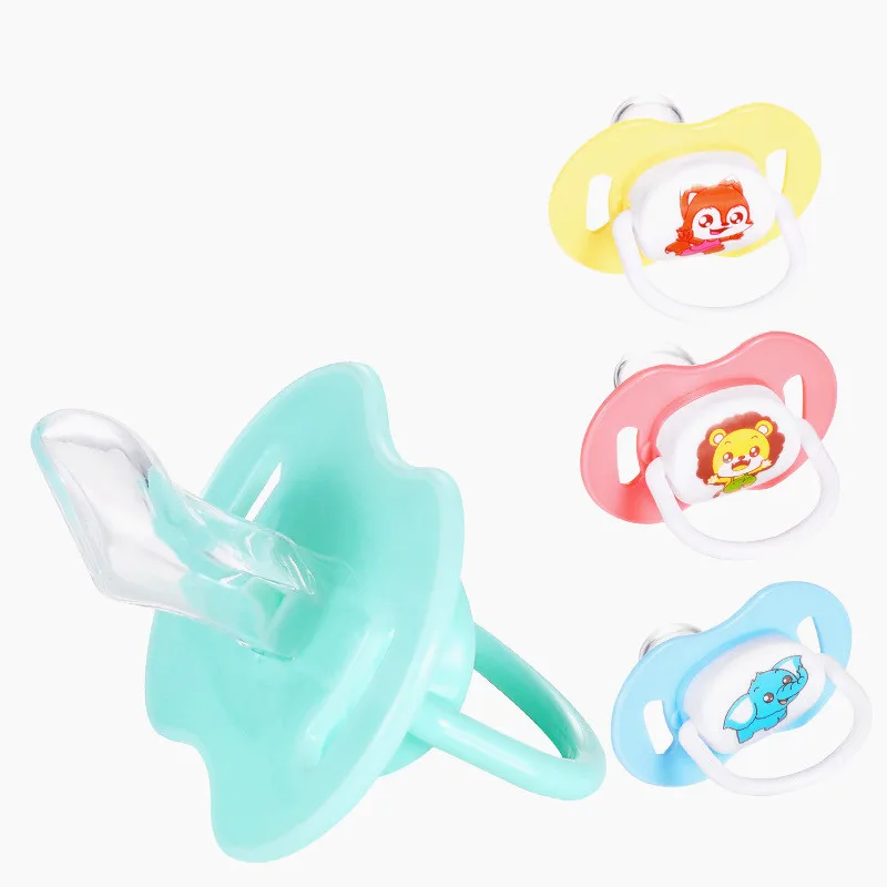 

1Pc New Baby Nipple Food Grade Silicone Pacifier Round Head Infant Newborn Soother Orthodontic BPA Free Safe Teether Care
