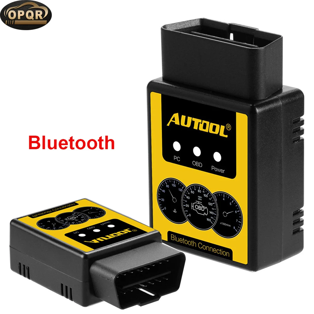 OBD2 сканер с Bluetooth сканирующий прибор obd-ii сканирующий инструмент проверка двигателя световой код считыватель диагностический сканер для Android и iOS