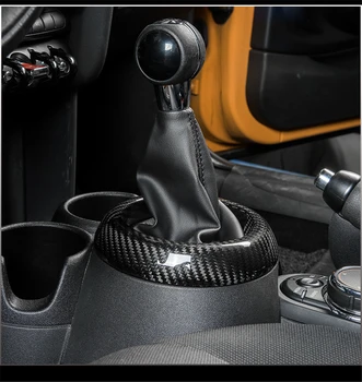 

Carbon Fiber Interior Decoration Gear Dust-proof Ring Cover Trim Sticker for Mini Cooper F55 F56 F57 F54 F60 Countryman Clubman