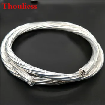 

Thouliess 7N OFC Silver Plated Cord Nordost Odin Bulk Hi-End Audio Power Wire Reference Amplifier CD Player Power Cord Cable