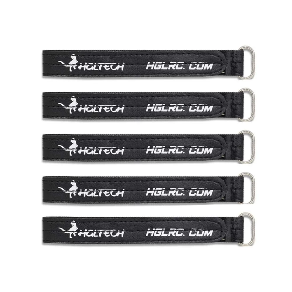 5PCS HGLRC Metal Buckle Battery Strap 150mm 200mm 250mm for RC FPV Racing Freestyle Long Range Drones 4S 6S Lipo Batteries